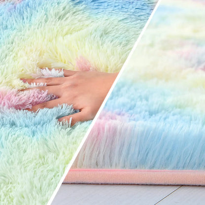 Soft Fluffy Rugs for Girls Bedroom Nursery