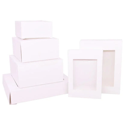 New 6Pcs Box PVC Window for Wedding Christmas Gift