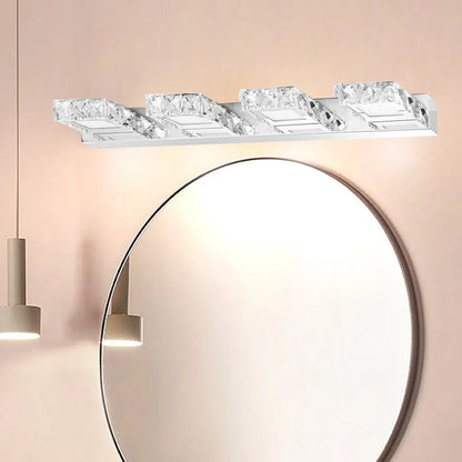 Bymaoar LED 4-light Bathroom Fixture Over Mirror