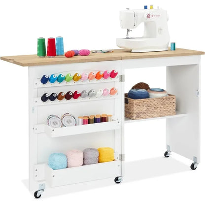 Folding Sewing Table Multipurpose Craft Station