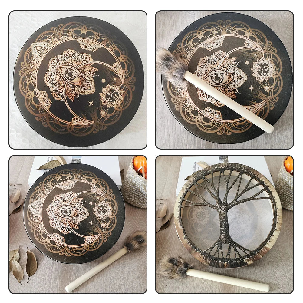 Handmade Crafts Shaman Drum Desktop