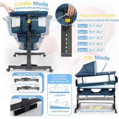 4 in1 Bassinet center w/ Diaper Changer