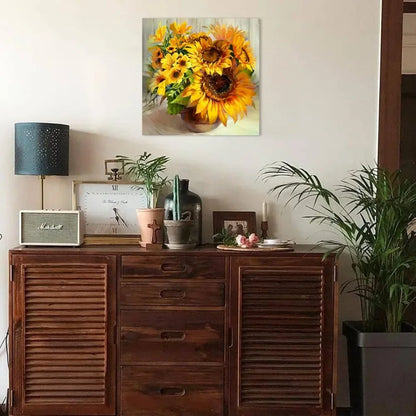 Fall Sunshine Sunflower Decor Wall Art Farmhouse