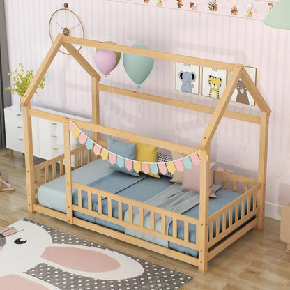 Twin Size House Floor Bed