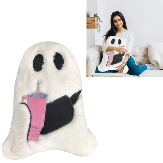 Ghost Shaped Pillow Soft Fluffy Plush