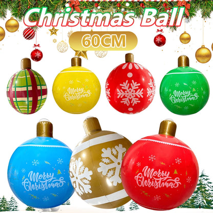 60CM Outdoor Inflatable Christmas Giant Balls Xmas