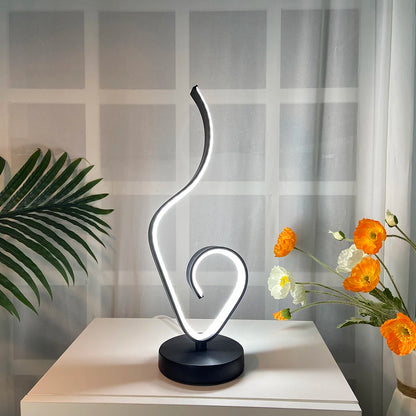 Modern Spiral Table Lamp