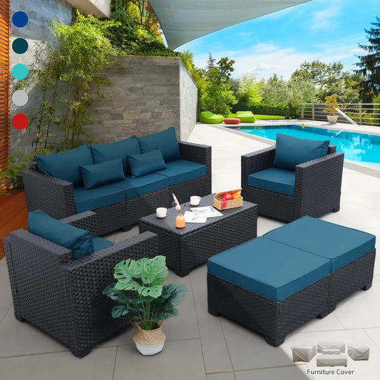 Patio Furniture 6 Pieces Outdoor