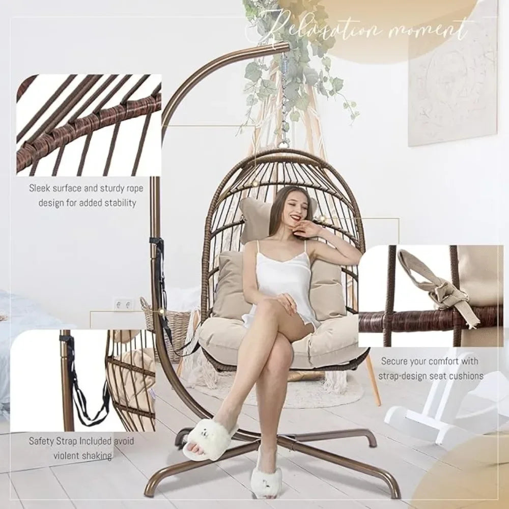 Swing Egg Chair Stand Indoor Outdoor