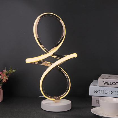 Modern Spiral Table Lamp