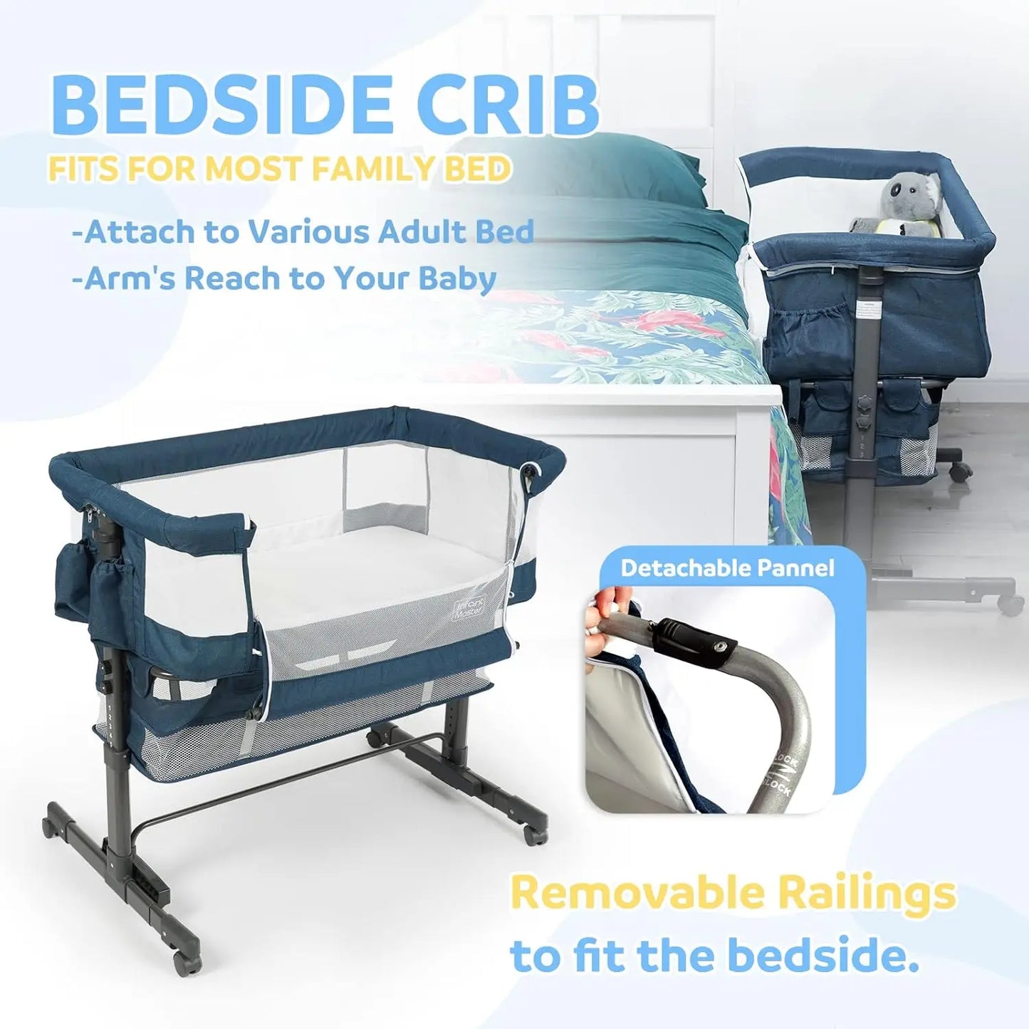 4 in1 Bassinet center w/ Diaper Changer