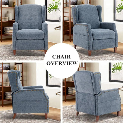 Wingback Pushback Recliner Chairs