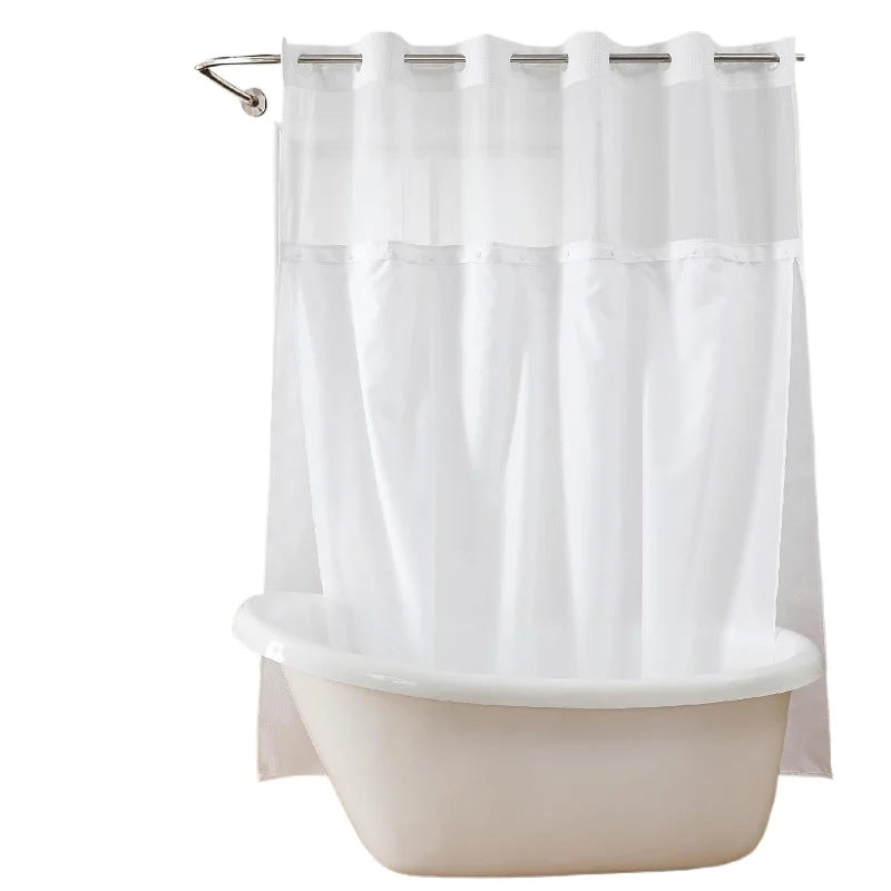 Fabric Snap-in Shower Curtain Liner No Hook