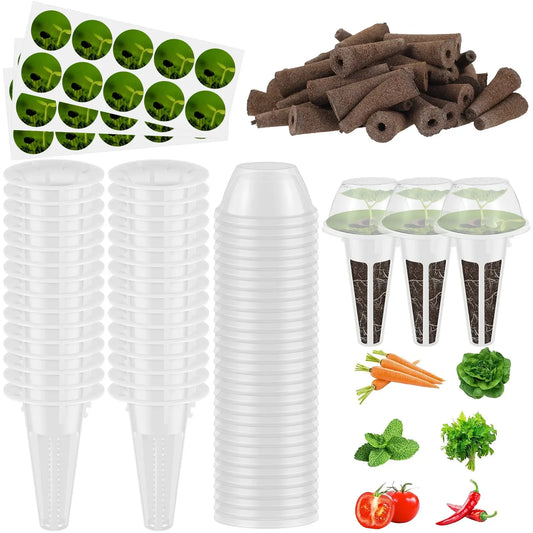 120Pcs Hydroponic Garden Accessories Pod Set Reusable