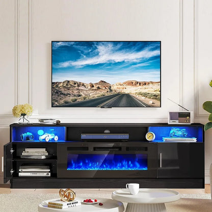 70” Fireplace TV Stand Electric