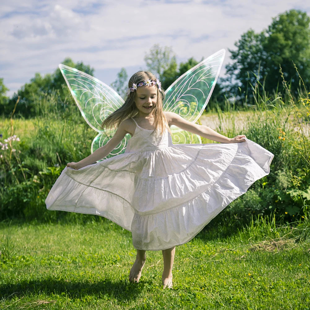 Angel Wings LED Fairy/Butterfly Sequin Wings Glowing