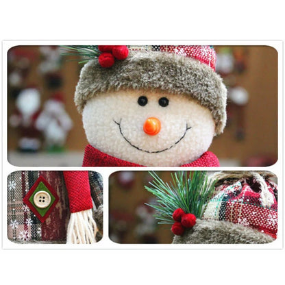 Elk Santa Snowman Doll Christmas Ornaments