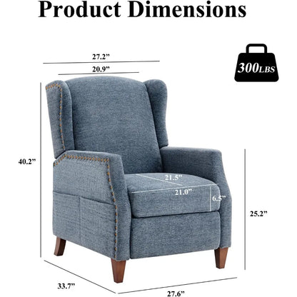 Wingback Pushback Recliner Chairs