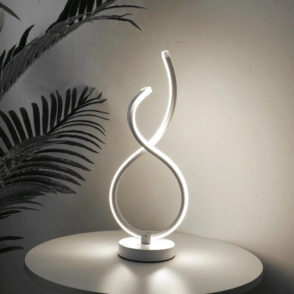 Modern Spiral Table Lamp