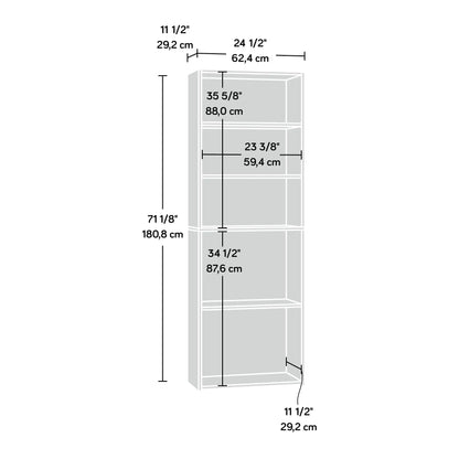 3/4/5/6- Bookcase Adjustable Shelves