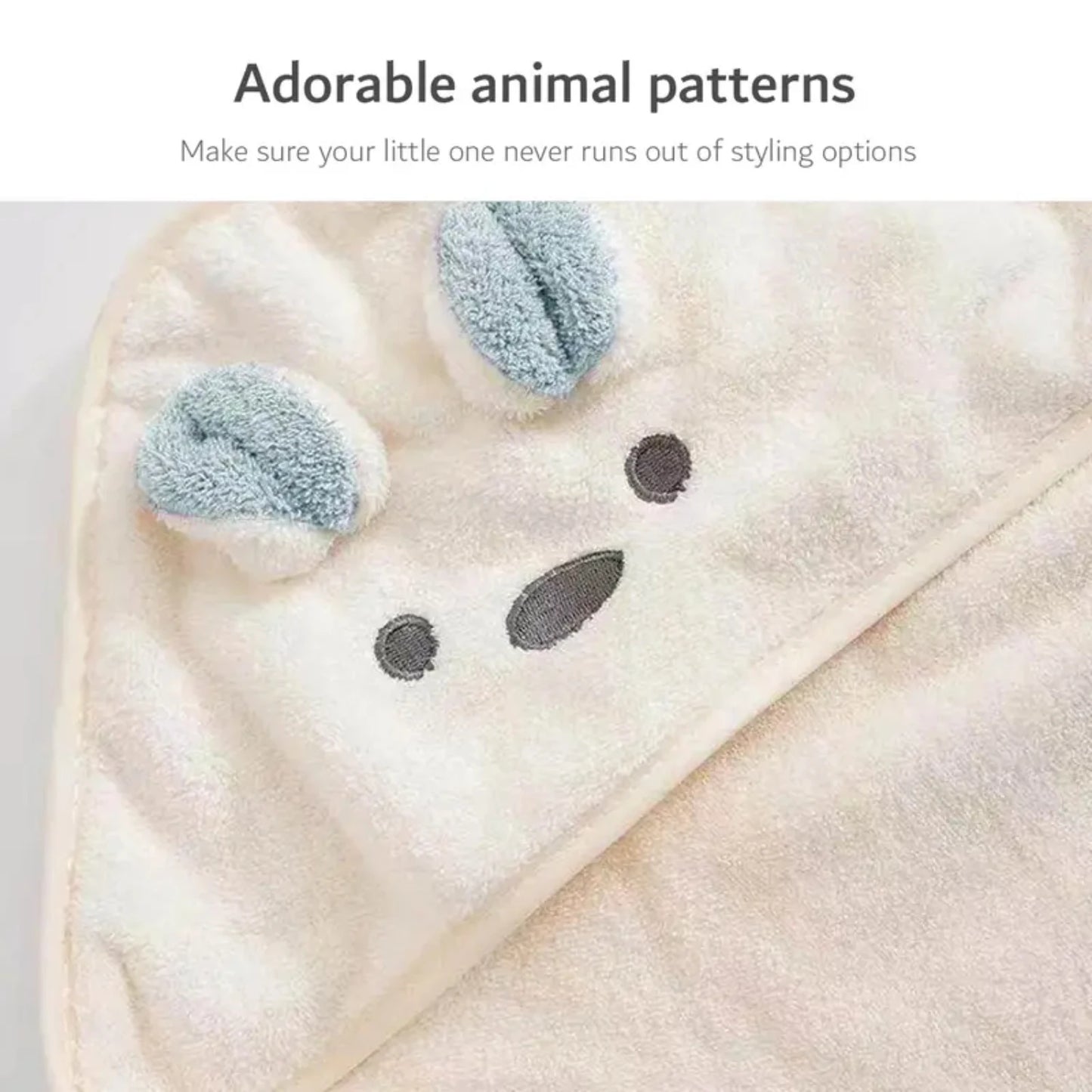 Baby Koala Fleece Towel after Bath Time