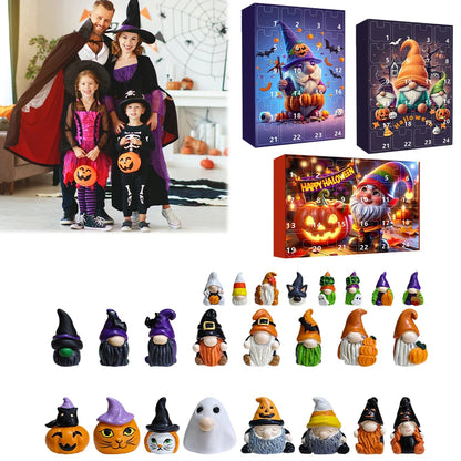 Halloween Gnome Advent Calendar With Figures