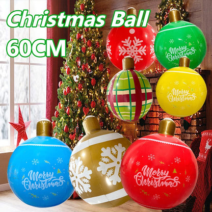 60CM Outdoor Inflatable Christmas Giant Balls Xmas