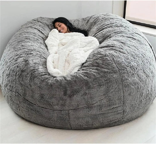 Giant Fur Bean Bag Soft Lazy Sofa