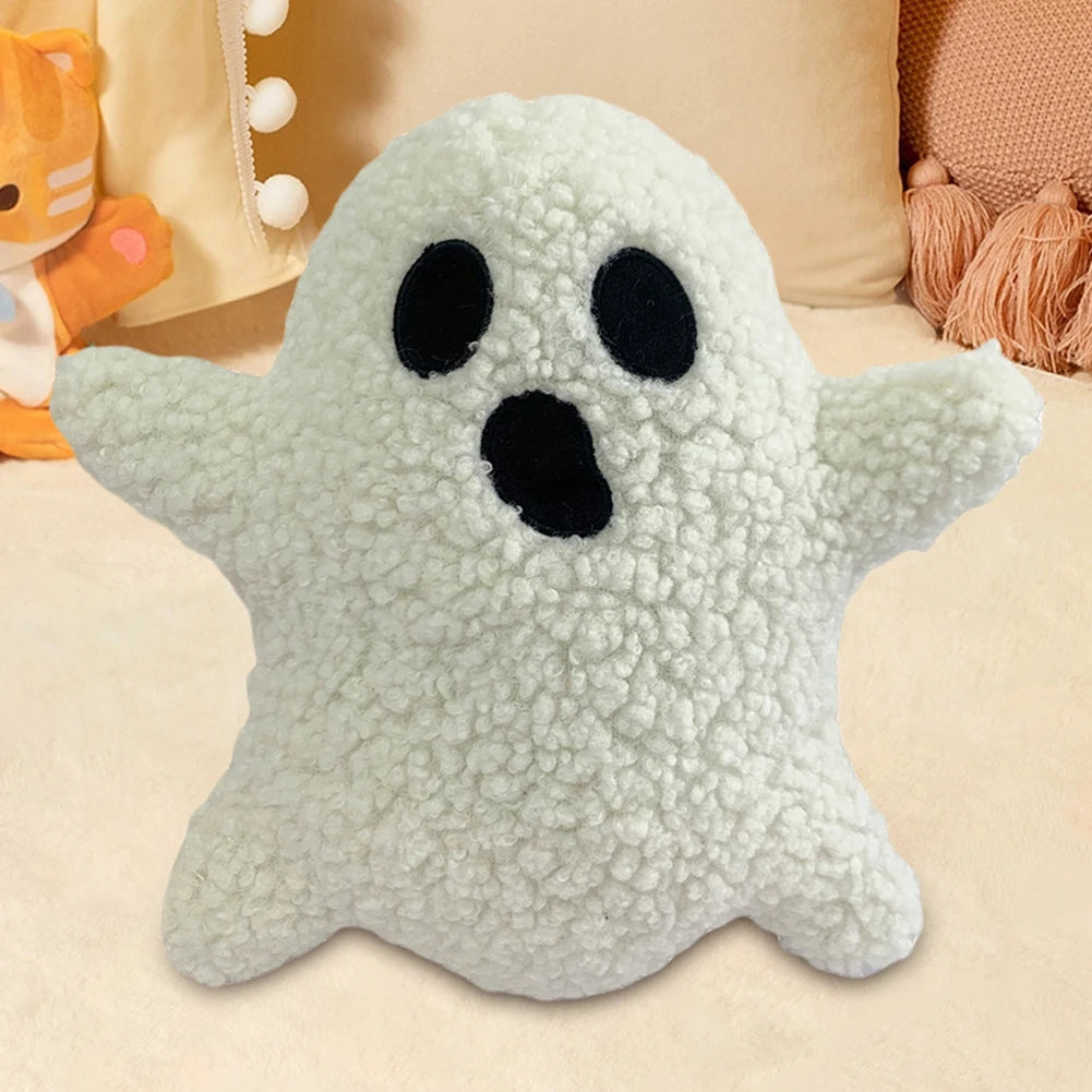 Decorative Spooky Ghost Shaped Throw Pillow