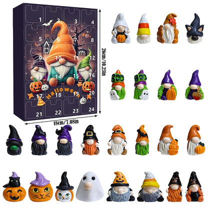 Halloween Gnome Advent Calendar With Figures