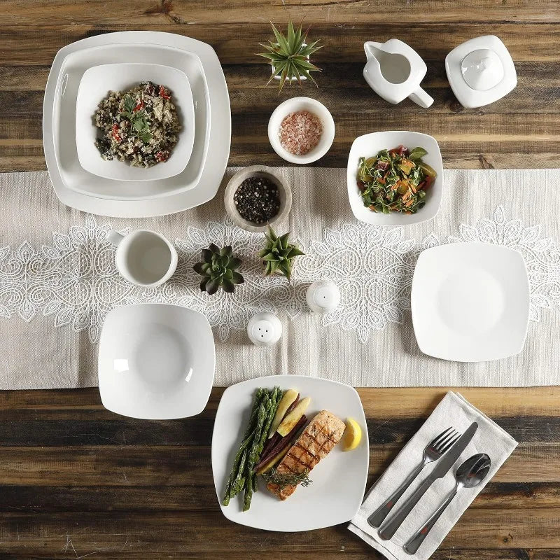 Buffet Chip and Scratch Resistant Dinnerware Set