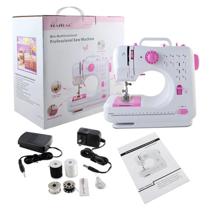 Mini Portable Electric Sewing Machine 12 Built-in Stitches